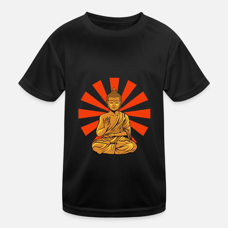 Buddha Buddhist Zen Buddha Kinder Funktions-T-Shirt