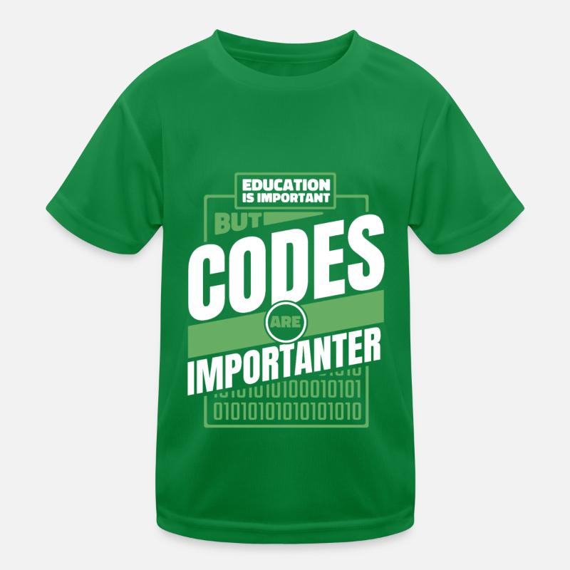 Entwickler Coder Programmierer Lustig Kinder Funktions-T-Shirt
