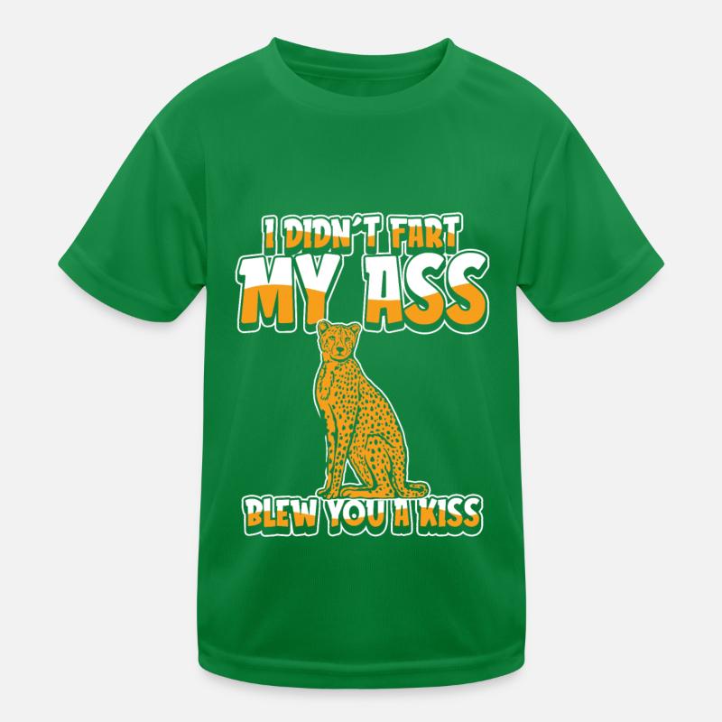 Gepard Lustig Kinder Funktions-T-Shirt