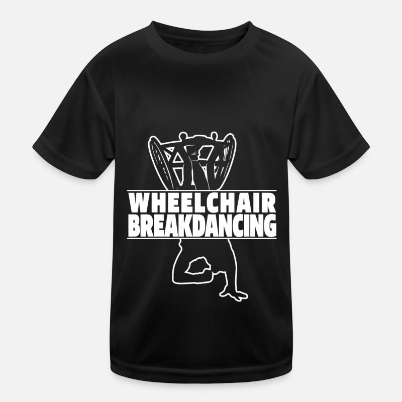 Breakdance Breakdancer Breakdance Fauteuil roulant T-shirt sport Enfant