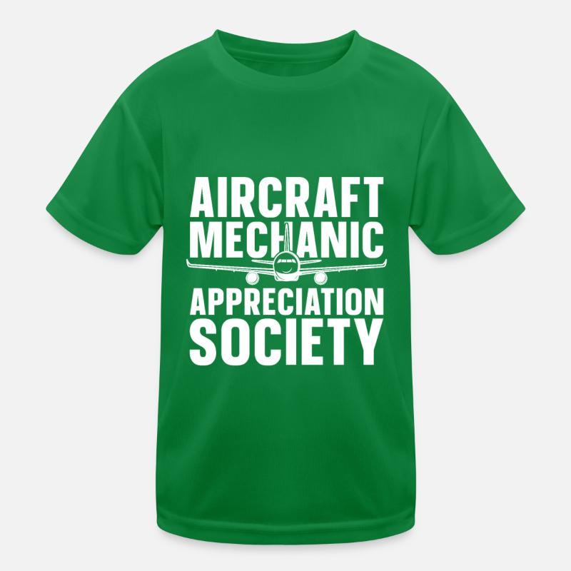 Mécanicien d’aéronefs T-shirt sport Enfant