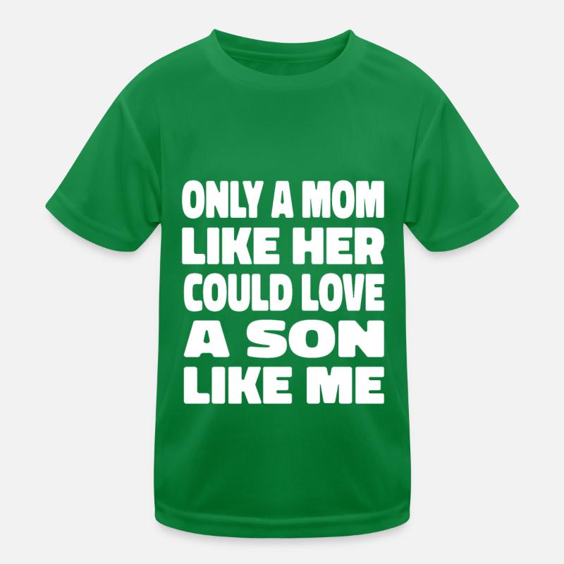 Maman Mère Fils T-shirt sport Enfant