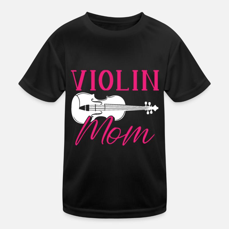 Violine Geige Mama Kinder Funktions-T-Shirt