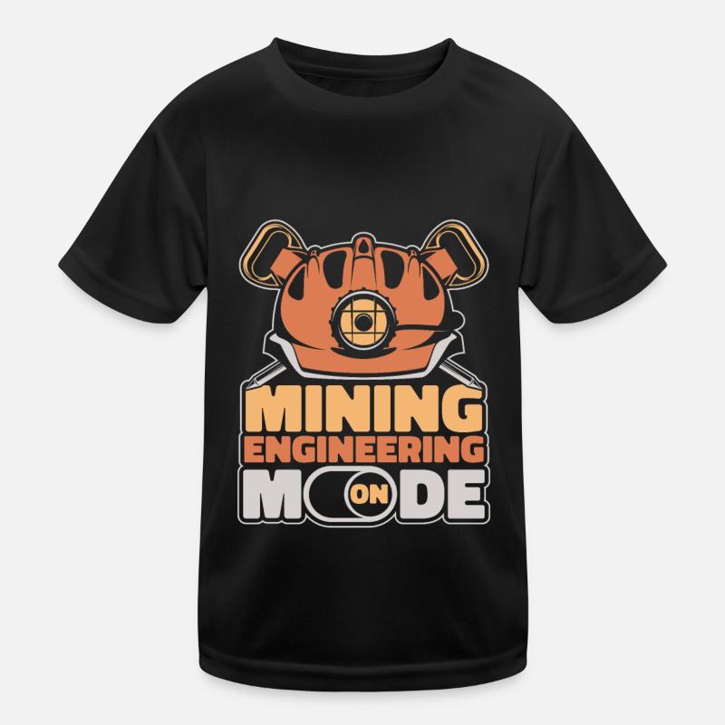 Engineer Safety helmet Mining engineer Kids Functional T-Shirt