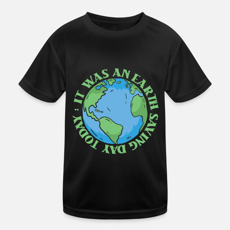 Espace Espace Terre Astroïde Déviation T-shirt sport Enfant