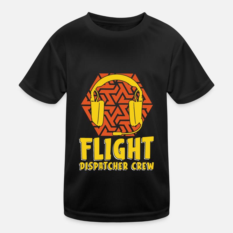 Emergency call control center operations center flight Kids Functional T-Shirt