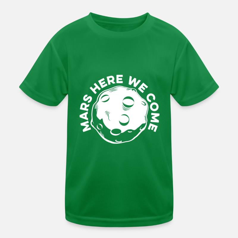 Space Space Space Colonization Kids Functional T-Shirt