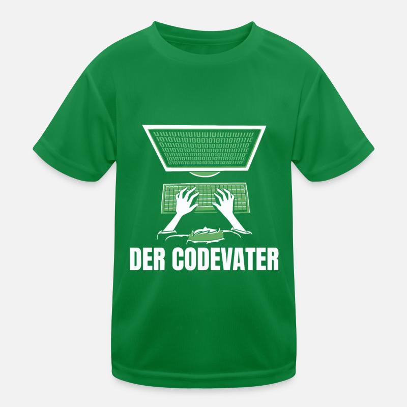 Entwickler Coder Programmierer Vater Kinder Funktions-T-Shirt