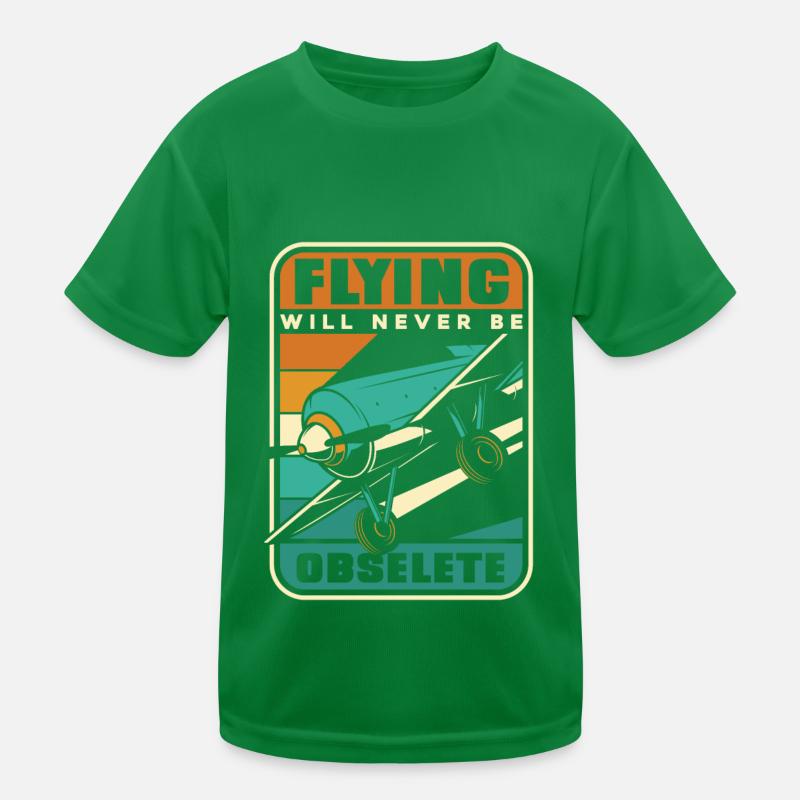 Flugzeug Mechaniker Kinder Funktions-T-Shirt