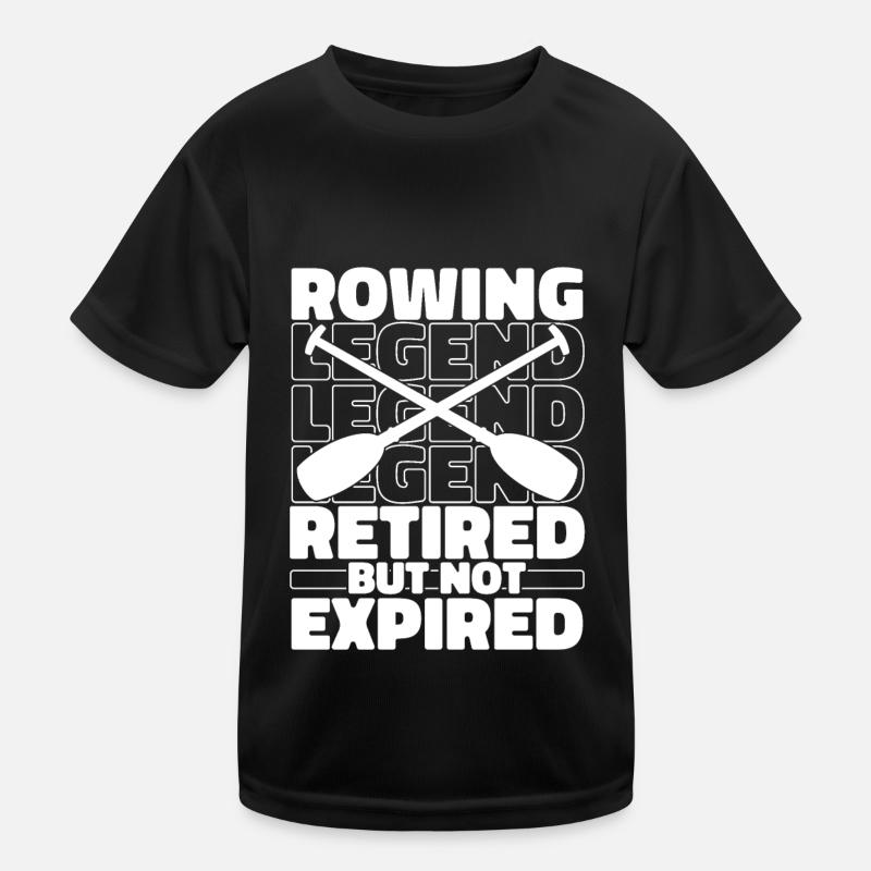 Rudern Ruderer Im Ruhestand Kinder Funktions-T-Shirt