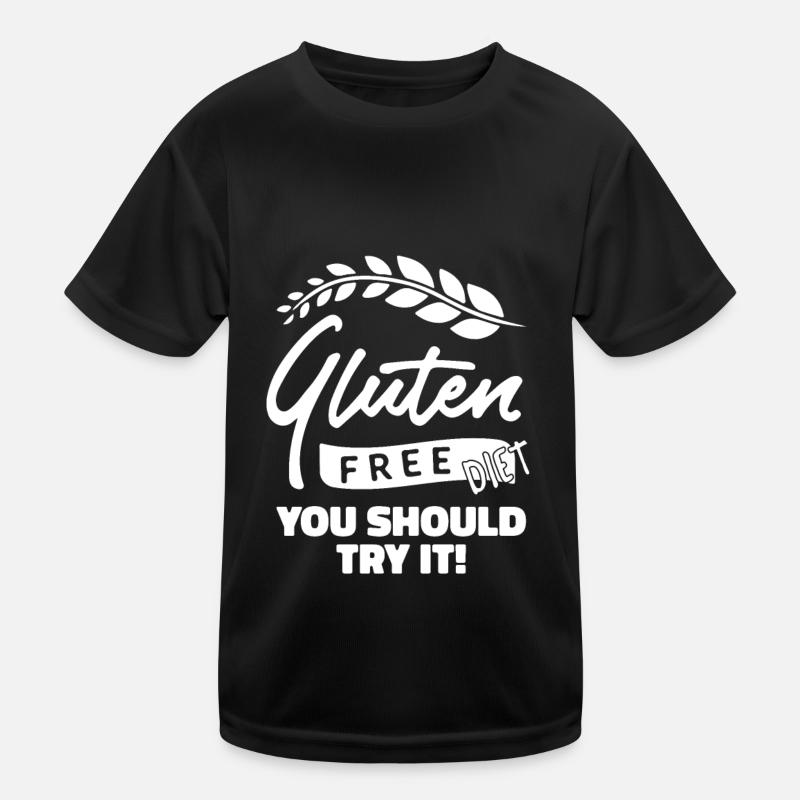 Gluten Free Wheat Kids Functional T-Shirt