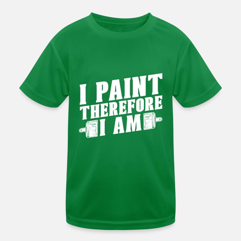 Painter Varnisher Funny Kids Functional T-Shirt
