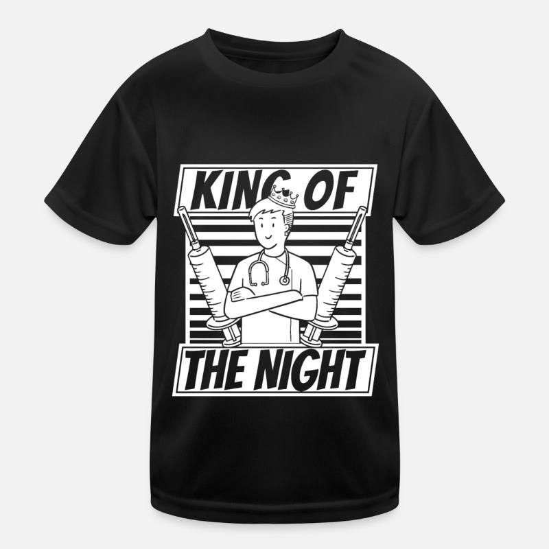 Krankenschwester Spritze Kinder Funktions-T-Shirt