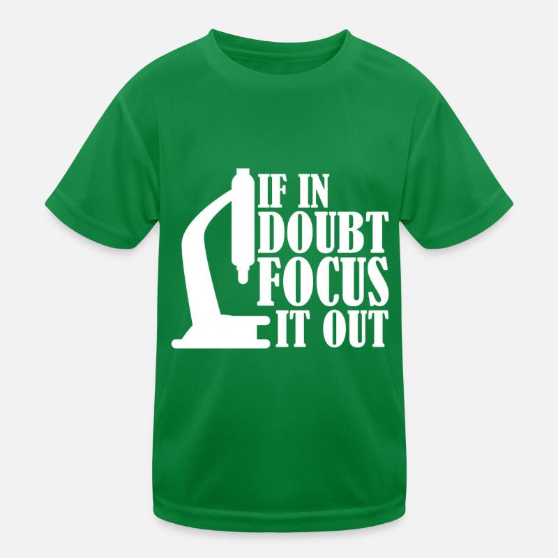 Biology Biologist Microscope Kids Functional T-Shirt