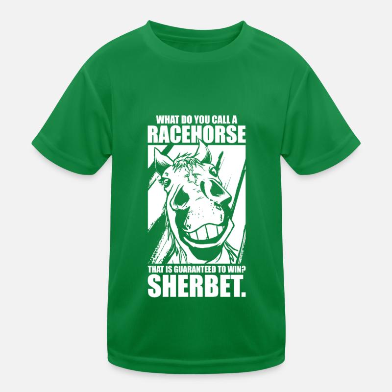 Pferd Reitsport Witzig Ausdauerreiten Kinder Funktions-T-Shirt