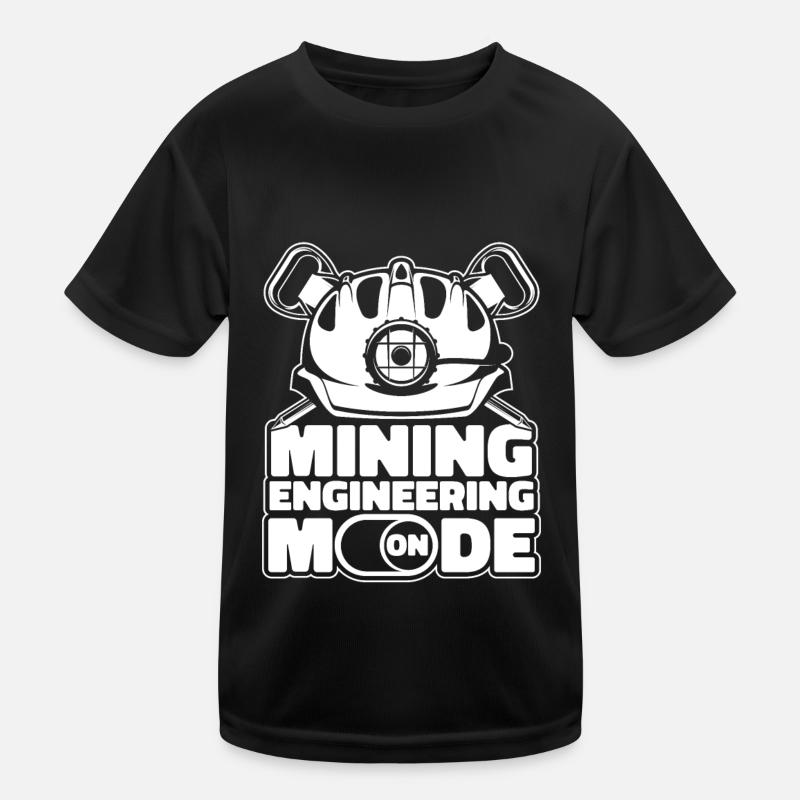 Engineer Safety helmet Mining engineer Kids Functional T-Shirt