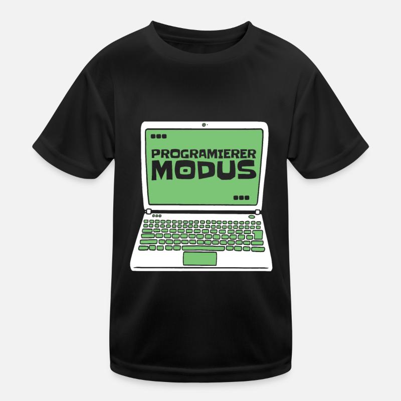 Developer Coder Programmer Laptop Kids Functional T-Shirt