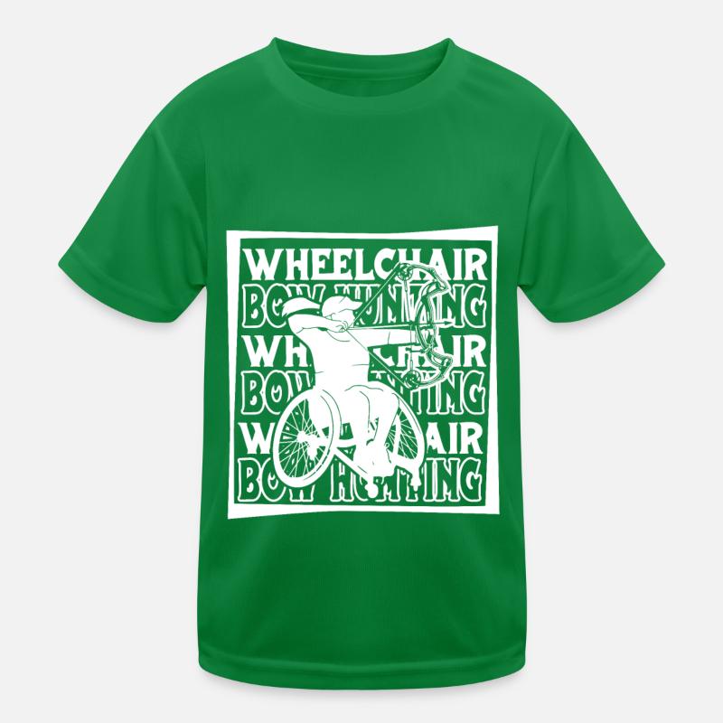 Chasseur à l’arc Fauteuil roulant de chasseur à l’arc T-shirt sport Enfant