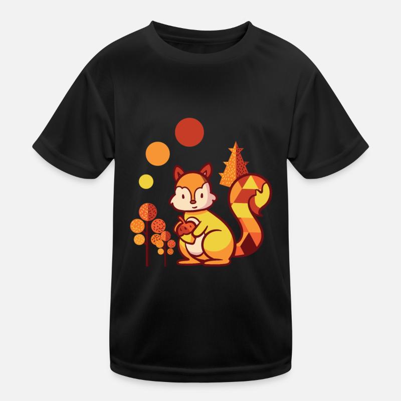 Écureuil T-shirt sport Enfant