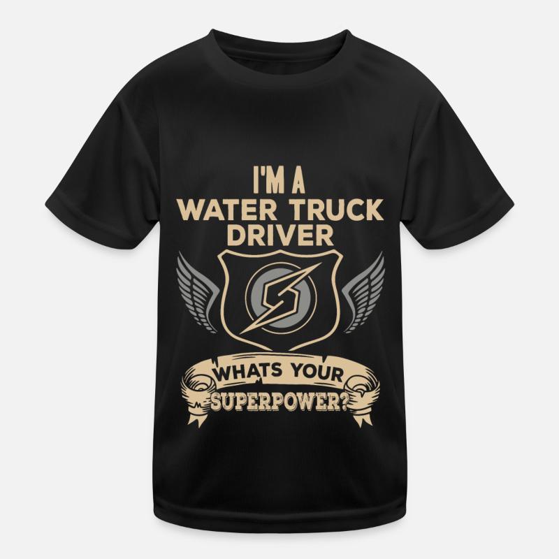 Truck Driver Trucker Truck Driver Funny Kids Functional T-Shirt