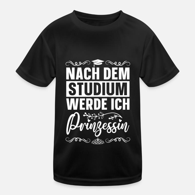 Prinzessin Uni Kinder Funktions-T-Shirt