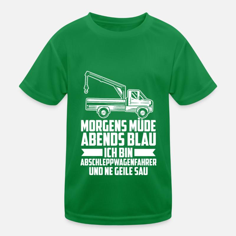Abschleppdienst Abschlepper Kinder Funktions-T-Shirt