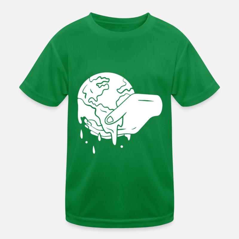 Climate change Protection Earth Kids Functional T-Shirt