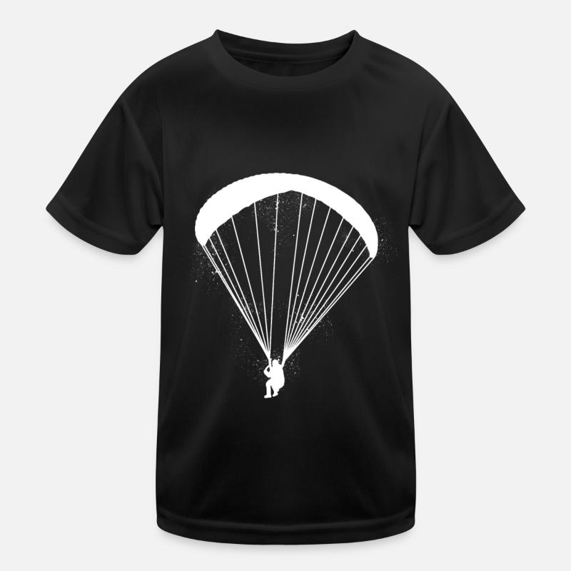 Paragleiter Paragleiten Kinder Funktions-T-Shirt