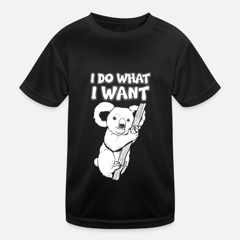 Je me fiche du koala T-shirt sport Enfant