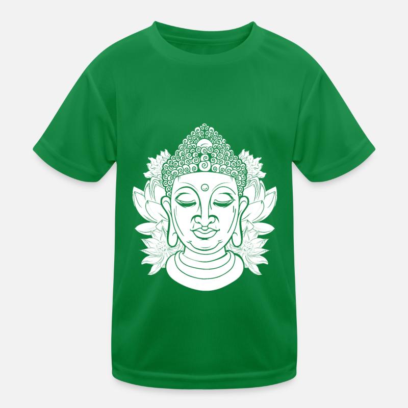 Fleurs bouddhistes de Bouddha T-shirt sport Enfant