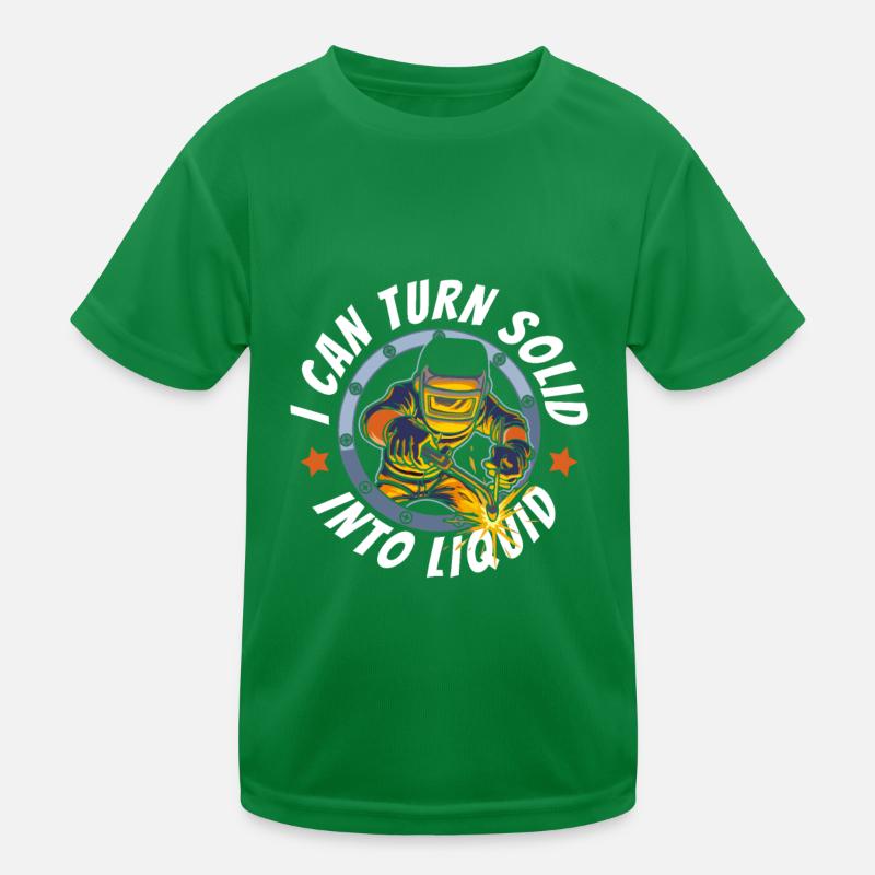 Welder locksmith funny Kids Functional T-Shirt