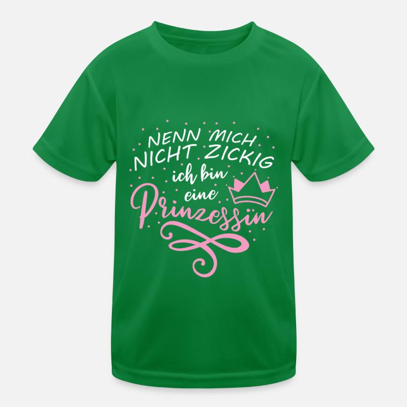 Prinzessin Krone Kinder Funktions-T-Shirt