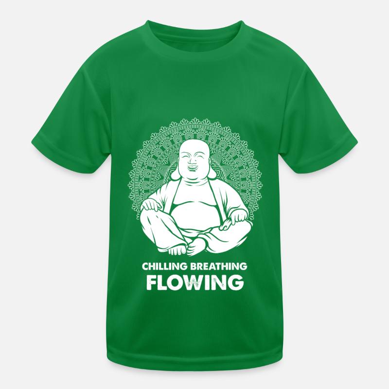 Buddha Buddhist Lustig Kinder Funktions-T-Shirt