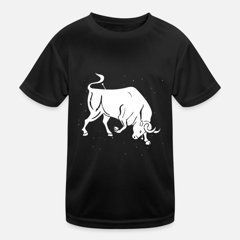 Sternzeichen Stier Symbol Kinder Funktions-T-Shirt