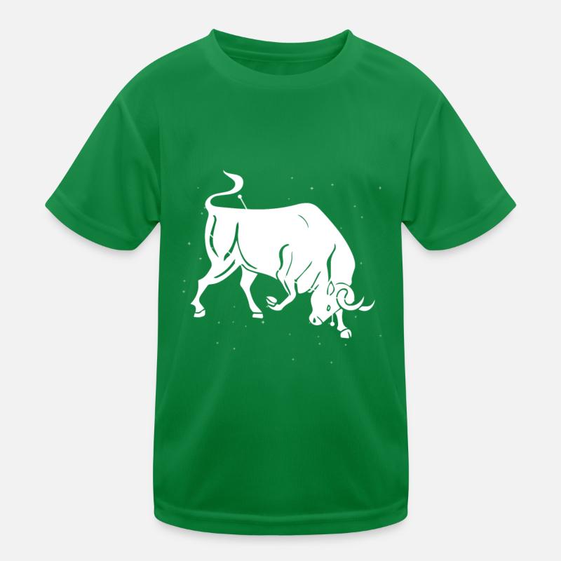 Sternzeichen Stier Symbol Kinder Funktions-T-Shirt