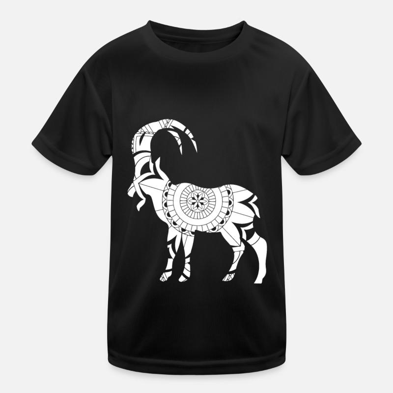 Sternzeichen Steinbock Symbol Kinder Funktions-T-Shirt
