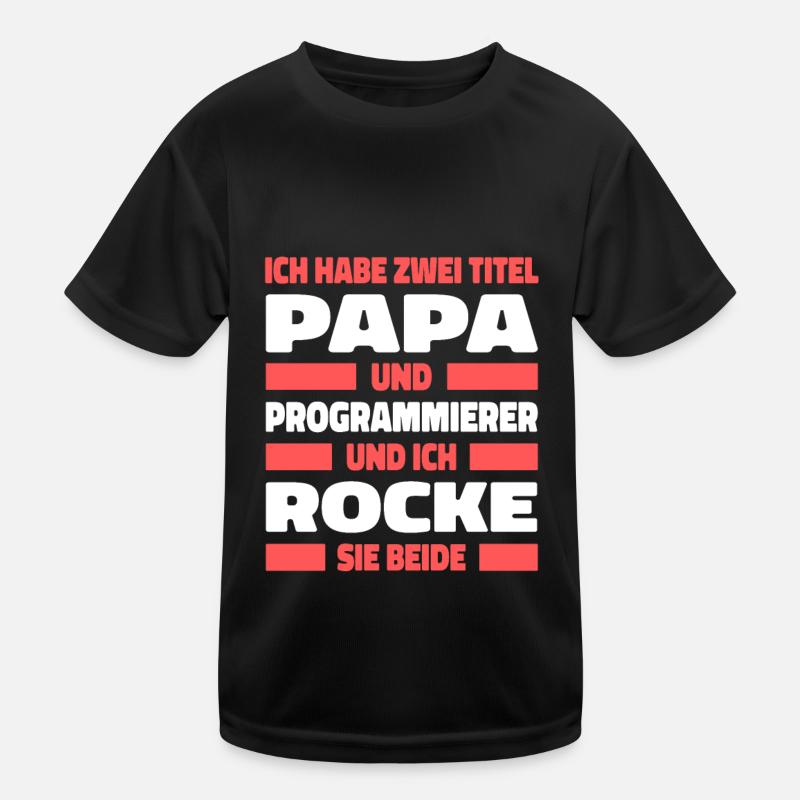 Entwickler Coder Programmierer Witzig Kinder Funktions-T-Shirt