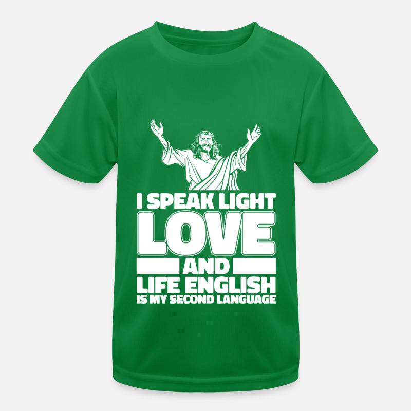 Christ Christianity Love Kids Functional T-Shirt