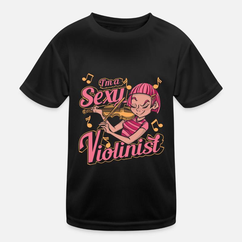 Violin Violin Kids Functional T-Shirt