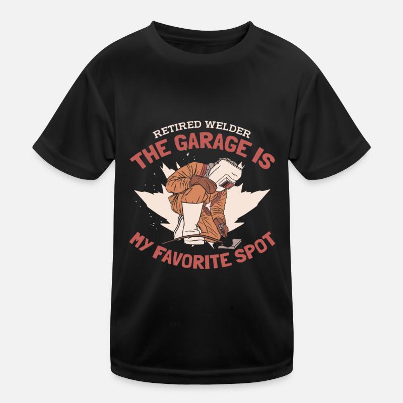 Schweißer Schlosser Witzig Kinder Funktions-T-Shirt