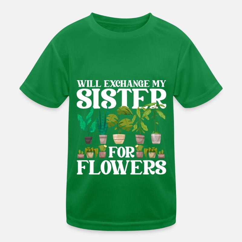 Hobbygärtner Garten Schwester Kinder Funktions-T-Shirt