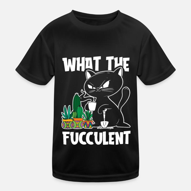 Hobbygärtner Garten Saftig Gartenkatze Kinder Funktions-T-Shirt