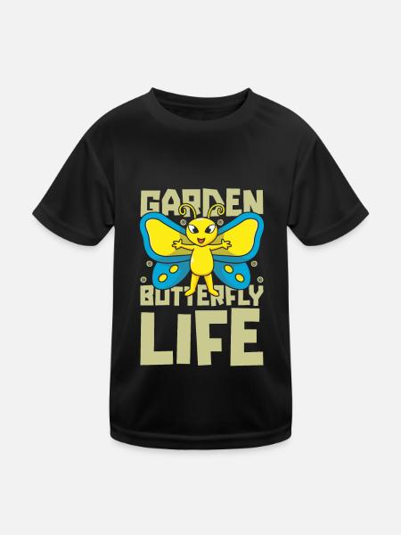 Hobby gardener garden life - Kids Functional T-Shirt - black - Front