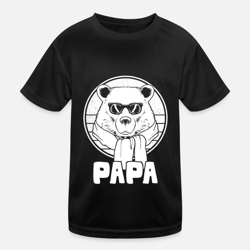 Fête des pères Papa Wear T-shirt sport Enfant