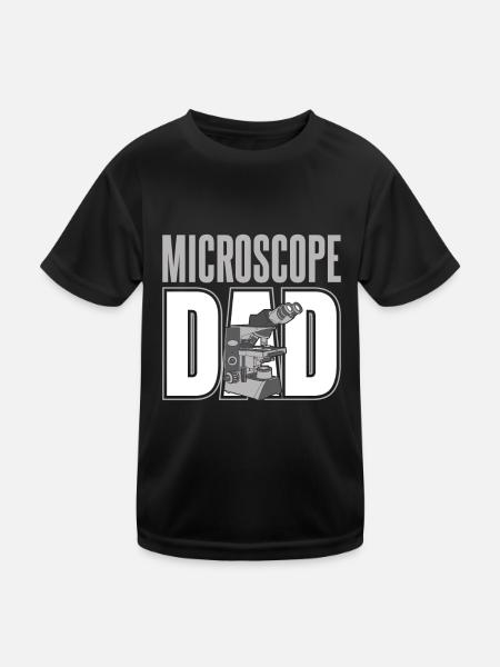 Biology Biologist Dad - Kids Functional T-Shirt - black - Front