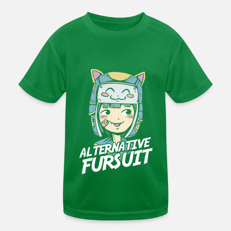 Furry Fandom Fursuits Cute Kids Functional T-Shirt