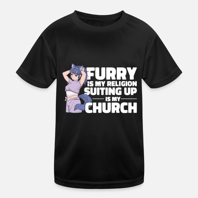 Furry Fandom Fursuits Cool Kids Functional T-Shirt