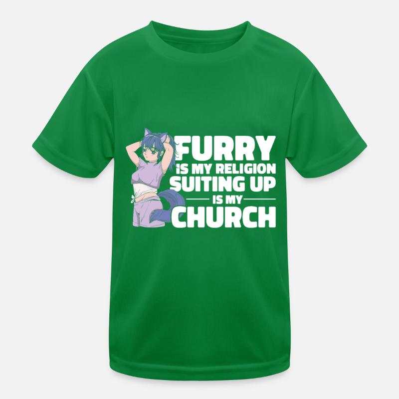 Furry Fandom Fursuits Cool Kids Functional T-Shirt