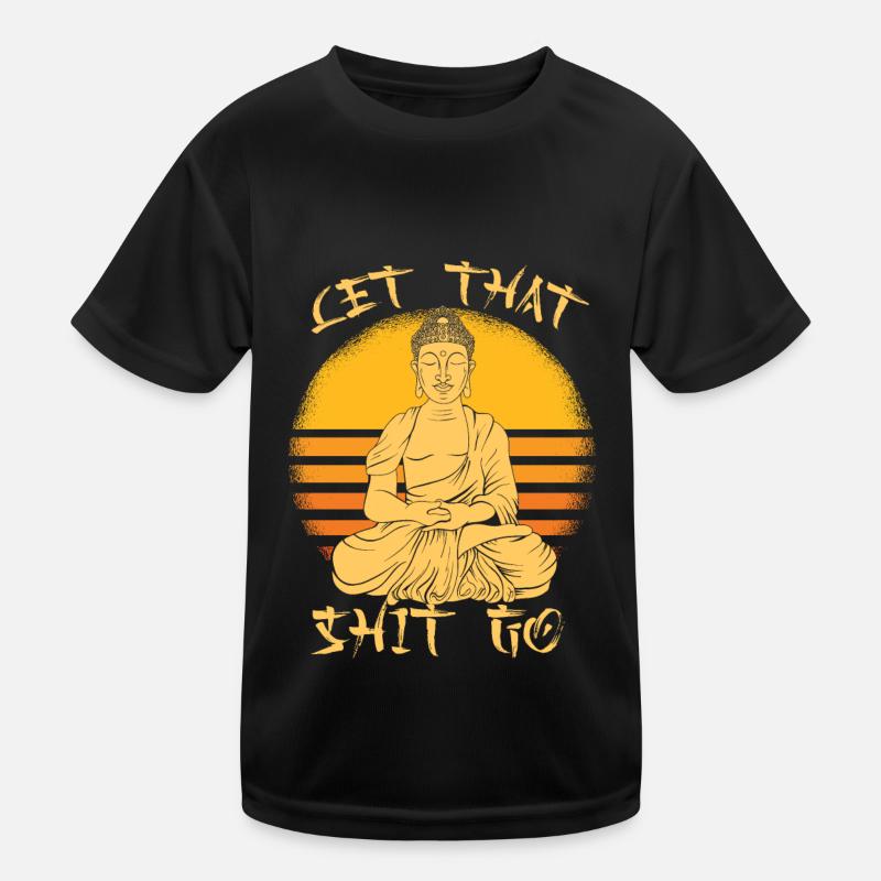 Buddha Buddhist Witzig Kinder Funktions-T-Shirt
