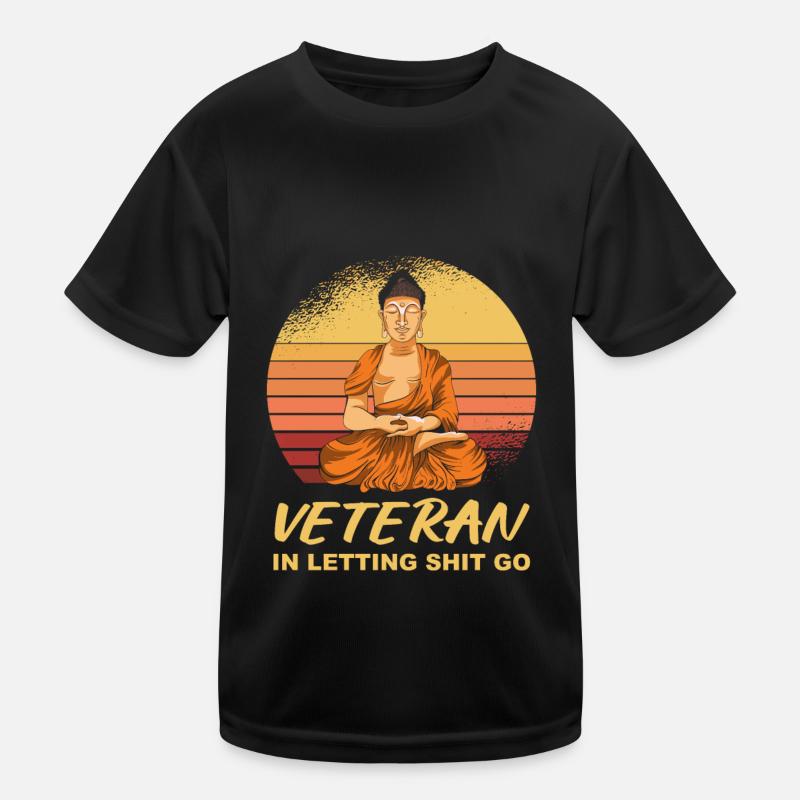 Bouddha Bouddha Bouddha Bouddha lâche la merde T-shirt sport Enfant